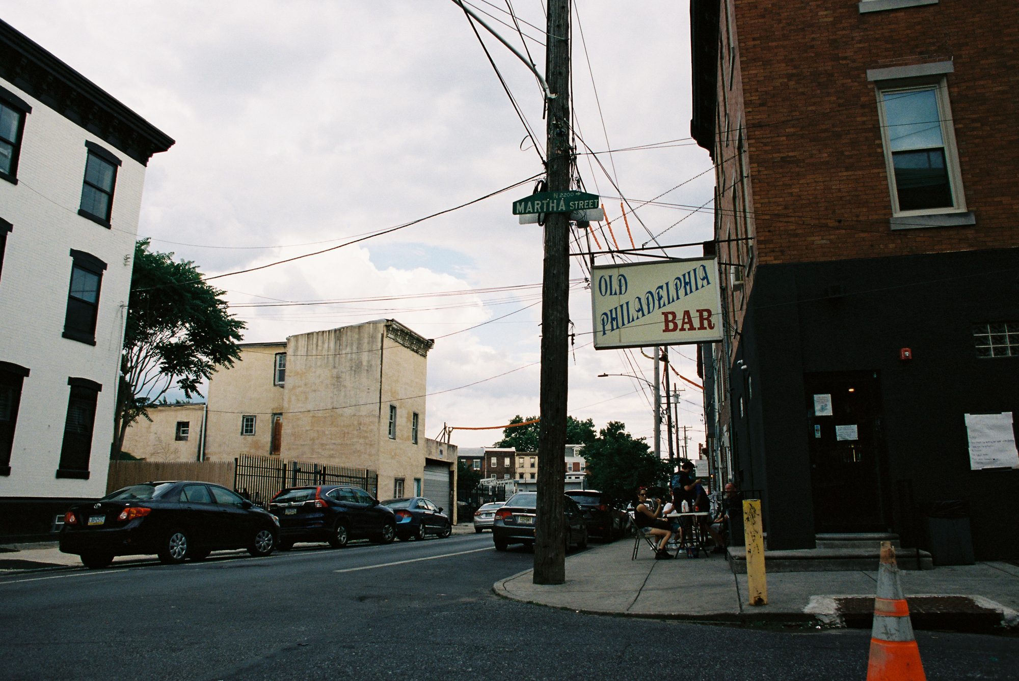 The Old Philadelphia Bar sign on Martha Street